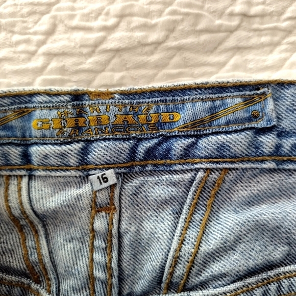 Vintage marithe francois girbaud Straight Leg jeans usa Sz 6 - Picture 10 of 13